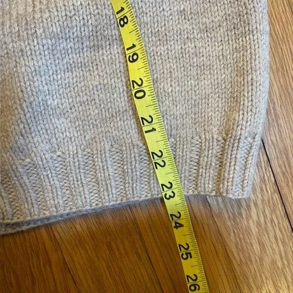 Vintage Fair Isle Sweater Handmade Knit 100% Wool Cardigan Womens Size Medium - Picture 7 of 9